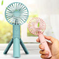 Foldable Portable Fan USB Rechargeable Handheld Fan 500mAh 3-gear Adjustment Silent 7 Blades Outdoor Electric Air Cooler Fan. 