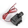 Mini Brushless DC Water pump DC 12V 5W 280L/H lift 300cm submersible fountain Black. 
