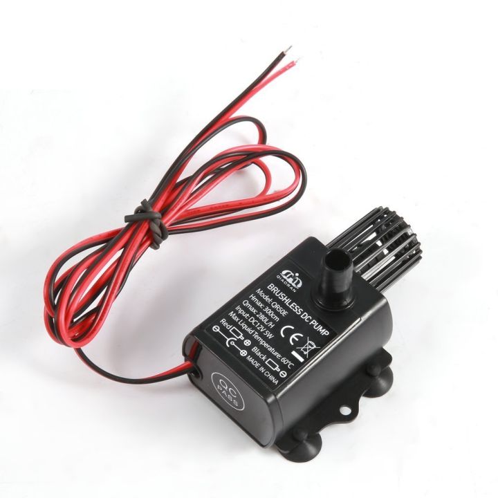 Mini%20Brushless%20DC%20Water%20pump%20DC%2012V%205W%20280L/H%20lift%20300cm%20submersible%20fountain%20Black%20-%20Image%205