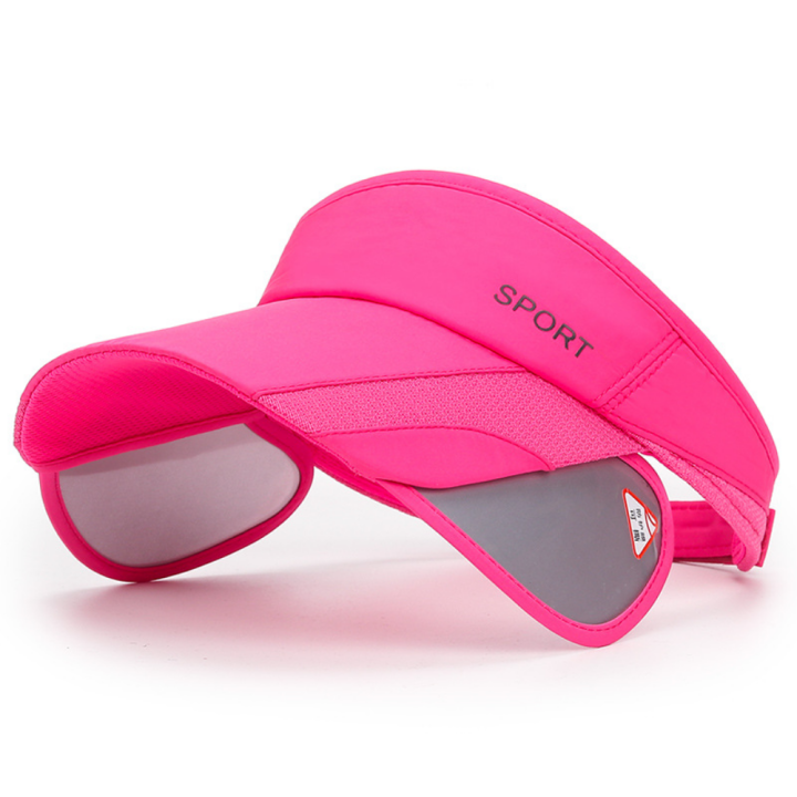 HOT%20Draw%20Brim%20Visor%20Cap%20Extended%20Brim%20Adjustable%20Suncreen%20CapsFor%20Women%20Men%20Cycling%20Yoga%20Climbing%20Solid%20Color%20Sun%20Hat%20-%20Image%204