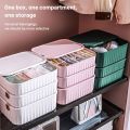 JUICY 5/10/15 compartment underwear storage box with stackable compartment lid (pants/underwear/bra/socks). 
