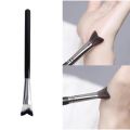 Nose Makeup Brushes - For Nose Shadow, Nose Contour, Nose Highlight - V Shaped, Soft Fibers - Make Up Brush, Cosmetics Tools. 