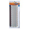 Solderless Breadboard project board  -16.5cm x 5.6cm - 830 tie points. 