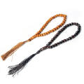 Handcrafted Wood Tasbih Prayer Beads Handmade Tassel decoration 99 beads  Prayer Beads Wooden Islamic Handheld Prayer Beads for Islamic prayer rituals Daily prayer practice Spiritual meditation. 