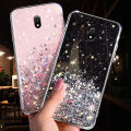 For Xiaomi Redmi 8A Back Cover Luxury Shiny Glitter Gold Foil Space Starry Cases Clear Soft Silicone Bumper Full Protection Mobile Phone Case for Girls Boy. 
