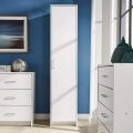 VTEC FURNITURE Modern Single Door Cloth Hanging Wardrobe. 