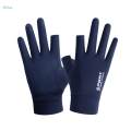 Spring Driving Sunscreen Gloves Sweat Proof Non Slip Breathable Fishing Gloves Touch Screen Thin Men and Women. 