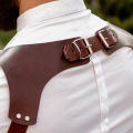 Men's Harness PU Leather Suspenders Gentleman Punk Harnesl s Belt Fashion Shirts Outerwear Strap Fetish Gay Clothing. 