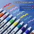 12-80 Color Marker Pen Quick Drying PVC Box Multi-material Materials Painting Combination Korean Stationery Art Supplies. 