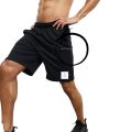 Modern Ladys and Men shorts black color casual sport short training Runnipant Gym athlatic shorts. 