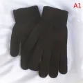 1 Pair New Winter Men Women Cashmere Knitted Gloves Autumn Hand Warmer. 