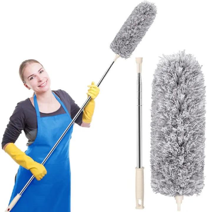 Dusting Rod Spider Net Cleaner Microfiber Flexible Duster for Fan Cleaning Mop with ...