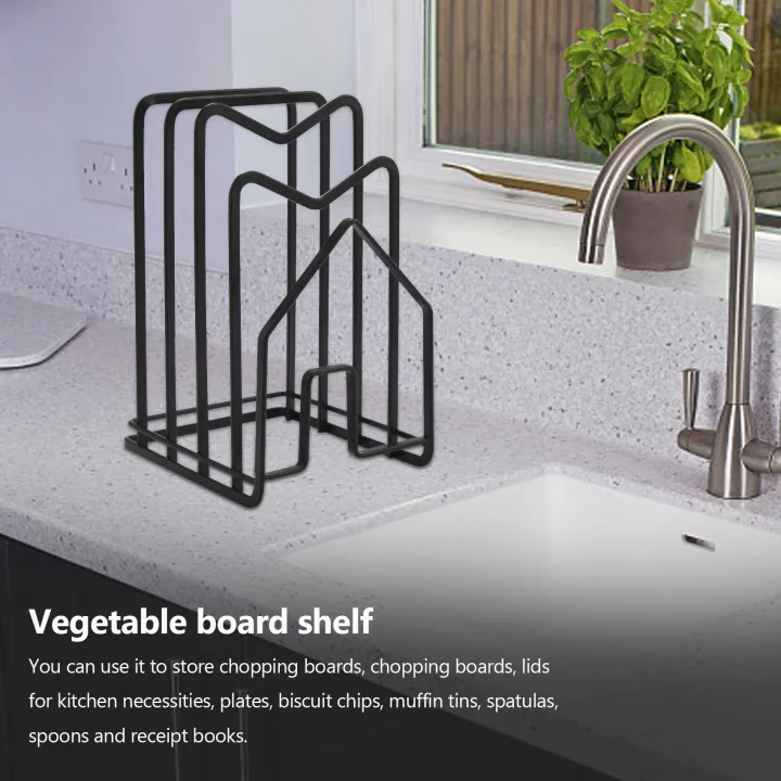 Cutting Board Rack Chopping Board Organizer Stand Holder Kitchen | Daraz.lk