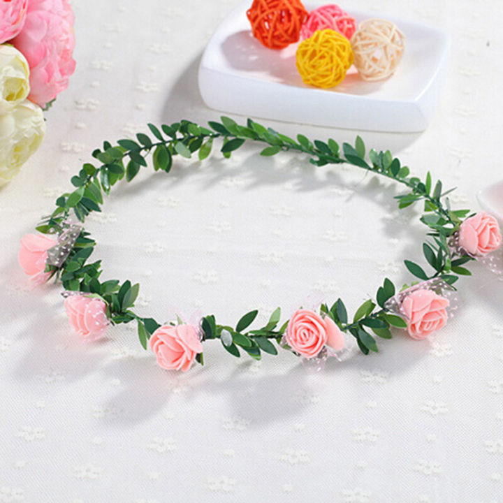 Sweet%20Girls%20Women%20Bridal%20Rose%20Flower%20Crown%20Headband%20Wreath%20Party%20Wedding%20Bridal%20Garland%20Hairband%20Headwear%20-%20Image%204