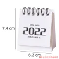 Creative Mini 2022 Calendar Portable Cute Desktop Small Desk Calendar Decoration Time Schedule. 