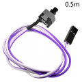 Computer Power Reset Switch Cable Supply PC Motherboard Cable And Button Switch Replace Broken Power Switch Cable. 