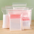 100PCS Plastic PE Transparent Self-sealing Bag Thickened Sealed Bag Thickness 0.05MM 8Size Home Packaging Accessories. 