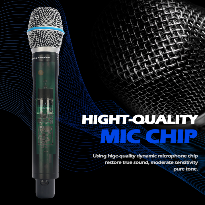 BOMGE%20UFH%20Wireless%20Microphone,Metal%20Dual%20Professional%20UHF%20Cordless%20Handheld%20Microphone%20System%20for%20Home%20Karaoke,%20Meeting,%20Party,%20%20DJ,%20Wedding,%20KTV%20-%20Image%205