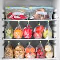 zip lock bags 1/10Pcs Reusable Zipper Bag Stand Up Zip Shut Plastic Freezer Bag Fruit Vegetable Ziplock Kitchen Food Storage Organizer PouchShipping Bags. 