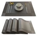 Heat Resistant Washable PVC Table Mat for Kitchen Dining Room, Silicone Bottle Cup Mug Coaster Holder for Table Home Decoration(Coffee). 