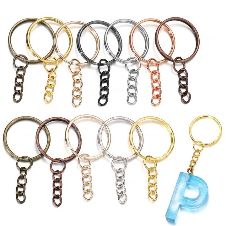 10-200Pcs/Lot%2025mm%20Key%20Ring%20Key%20Chain%20Gold%20Color%20Rhodium%20Round%20Split%20Keychain%20Keyrings%20for%20DIY%20Jewelry%20Making%20Findings%20Accessories%20-%20Image%202
