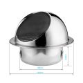 304 Stainless Steel Air Vent Round Grille Ventilation Cover Wall Vent Outlet 4 Inch. 