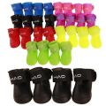 【wholesle668 Store】4pcs Shoes Waterproof Rain Pet Shoes for Puppy Rubber Boots Candy Color Puppy Shoes Pet Products. 