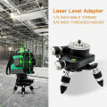 12 Line  Level Adapter 360° 3D Cross Beam Self Leveling Measure Tool Kit. 