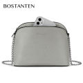 BOSTANTEN Women's Shoulder Bags For Women PU leather  Zippers Sling Bag Pack. 