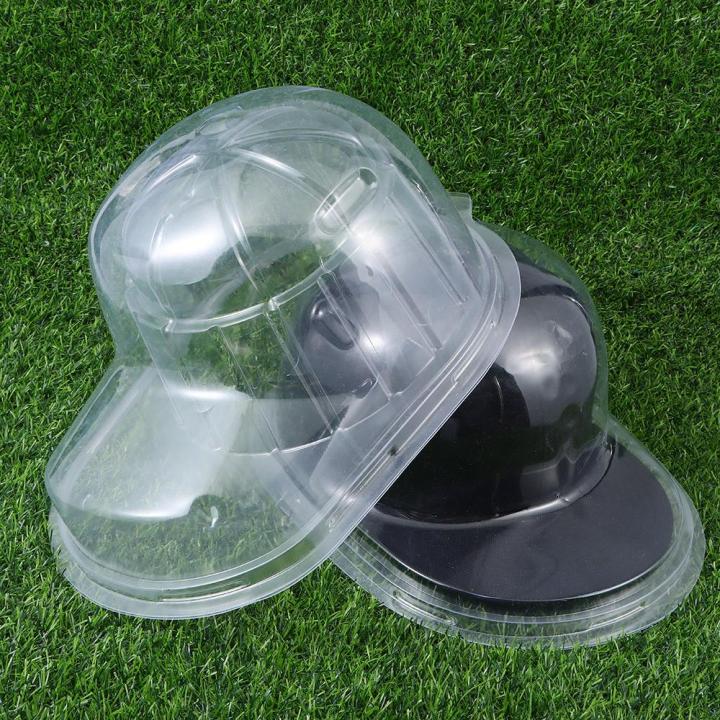 Pvc Hat Display PVC Baseball Cap Display Box Dust-proof Curved Hat Storage Plastic ...