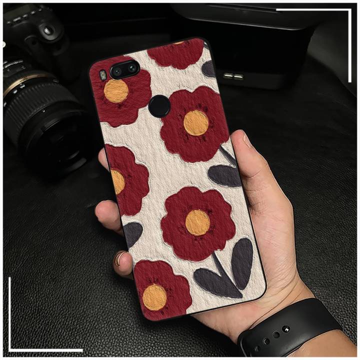 Graffiti%20Phone%20Pouch%20Phone%20Case%20For%20Xiaomi%20Mi%205X/A1%20Durable%20flower%20Protective%20Full%20wrap%20Anti-dust%20Silicone%20TPU%20Soft%20case%20-%20Image%205