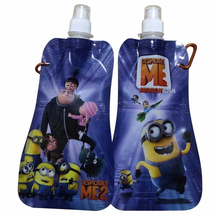 Minions Sport-Wasserflasche – 400 Ml Fassungsvermögen, Perfekt Für Schule, Sport Oder Unterwegs