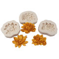 1Pc Peony Sunflower Lotus Silicone Molds Chinese Rose Flower Mould DIY Chocolate Candy Cake Fondant Mold Dessert Decoration Mzea. 