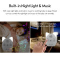 Wireless Audio Baby Monitor Max. 300M Transmission Range with Night light Music Built-in Microphone Speaker Two-Way Talk Audio Mnitoring Dual Power Supply Ways. 