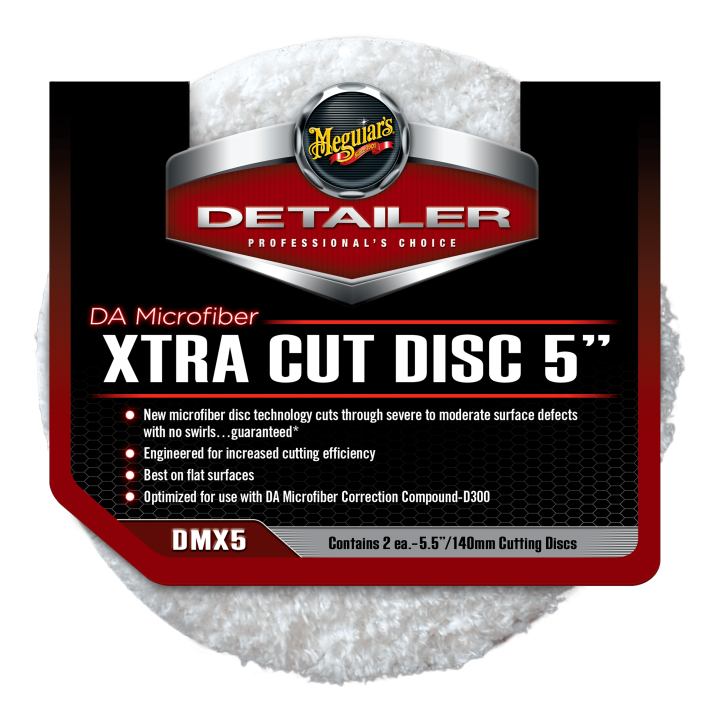 Meguiar's® DA Microfiber Xtra Cut Disc - 5 Inch, DMX5, 2 Pack