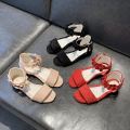 Girls Sandals2023New Little Girl Princess Shoes Children's Sandals Summer Medium and Large Children Western Style Parent-Child Student Shoes. 