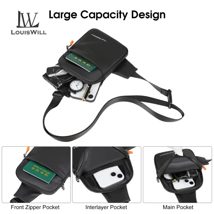 LouisWill%20Men's%20Chest%20Bag%20Casual%20Shoulder%20Bag%20Cross%20Body%20Bag%20Pouch%20Bag%20Lightweight%20Casual%20Bag%20Fashion%20Shoulder%20Bag%20Waterproof%20Casual%20Sport%20Street%20Bag%20for%20Travel%20Outdoor%20-%20Image%207