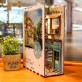 Wooden DIY Book Nook Shelf Insert Kits Model Ocean Roombox Handmade Building Miniature Furniture Home Decoration Toys Gifts. 