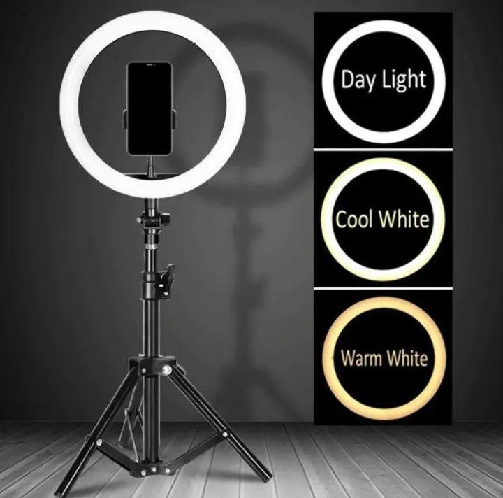 RGB%20LED%2010inch%20Ring%20Light%20Stand%20Selfie%20Tripod%20Phone%20Live%20Makeup%20Holder%20Dimmable%20full%20set%20-%20Image%2010