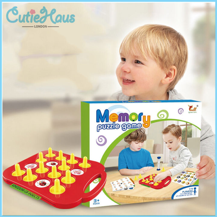 Cutiehaus Children Memory Training Matching Pair Game Early Education Interactive Toy Chess Puzzle Toys - Fulfilled by Cutiehaus