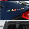 Decorative Stickers Crayon Xiaoxin Cartoon Machine Scratches Cute Personality Slender Creative Electric Car Strip Covering Bumper Stickers. 