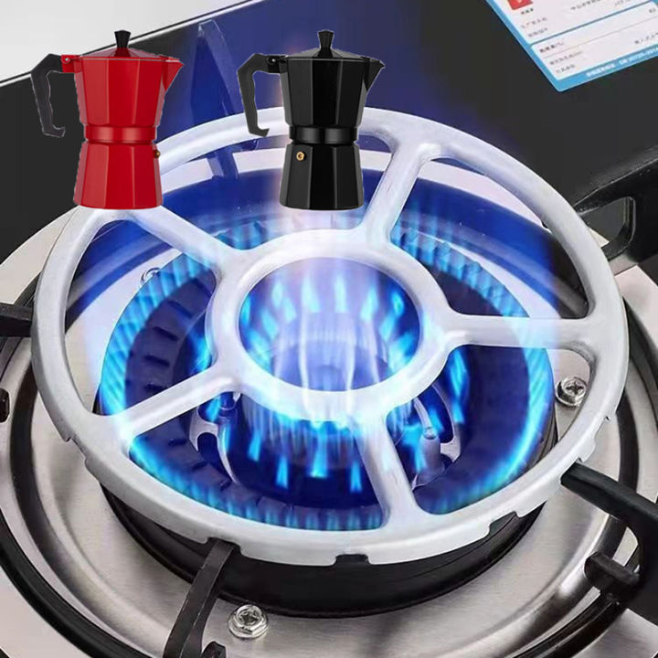 1 Pc Galvanized Gas Stove Cooker Plate Coffee Moka Pot Stand Reducer Ring Holder Durable Coffee Maker Shelf Moka Pot Shelf