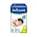 SoftLove Soft Comfort Baby Diaper - New Born 5 pcs. 