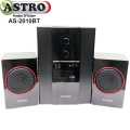 Astro AS 2010BT 2.1 Channel Subwoofer Speaker with Radio, Card Reader, USB, Bluetooth  I STYLEZ  IS0470. 