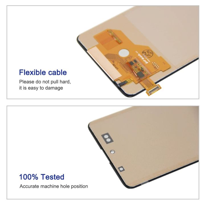 OLED%20LCD%20No%20Frame%20For%20Samsung%20Galaxy%20A51%20A515%20A515F%20A515F/DS%20Display%20Touch%20Screen%20Digitizer%20Assembly%20Replacement%20Parts%20-%20Image%203