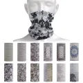 Light Color Outdoor Sports Bandana Neck Cover Gaiter White Grey Cycling Hiking Running Headband Men Face Mask Women Scarf Beanie. 