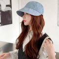 Portable Fisherman Cap Foldable Wide Brim Sun Protection Hats Adjustable Drawstring Caps for Summer. 