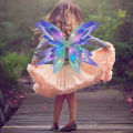 Easy to Move Play with Fairy Wings Enchanting Glowing Butterfly Wings Light Up Fairy Costume for Girls Perfect Cosplay Gift Versatile Wing Glowing Wing Fairy Wings. 