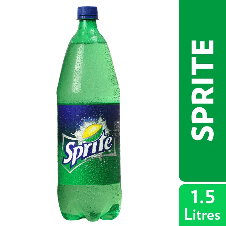 Sprite Lemon & Lime Flavoured, Clear Soft Drink with No Added Colours, Recyclable Bottle, 1500 ML