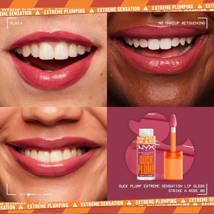 NYX%20Professional%20Makeup,%20Duck%20Plump%20High%20Pigment%20Lip%20Gloss-09%20Strike%20a%20Rose%20-%20Image%203